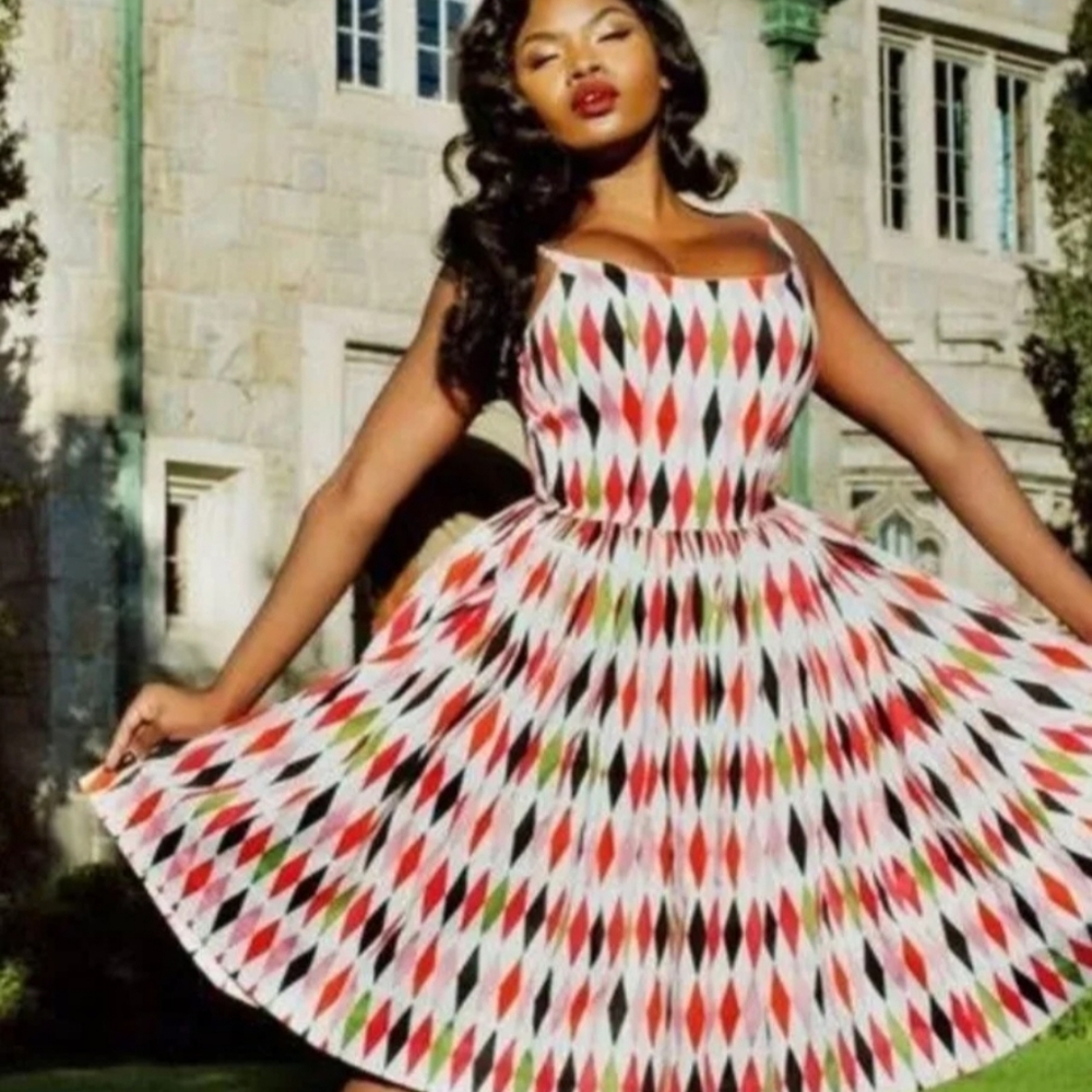 Pinup Girl Clothing Harelquin Dress
